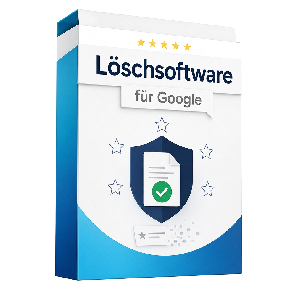 Löschsoftware für Google – Produktbox